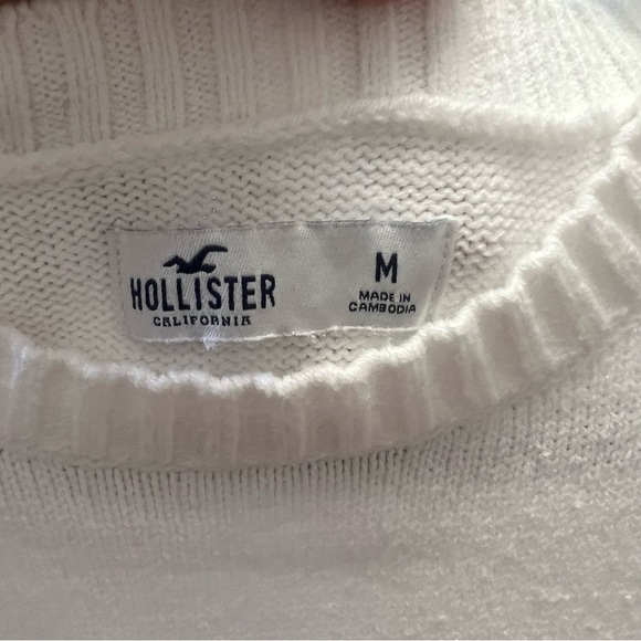 HOLLISTER Comfy Cloud American Flag Graphic Crew Sweater - Picture 3 of 3